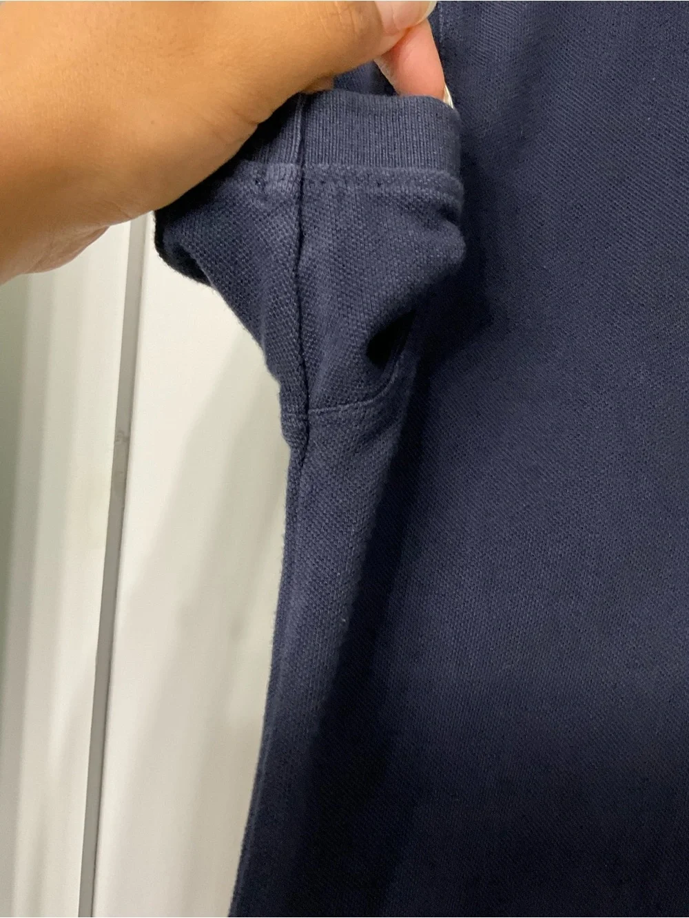 Banana Republic Polo Men's Navy Short Sleeve Smart Casual Minimalist US Open 🎾